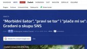 OVO JE TOR, ONI SU STOKA Blokaderski mediji brutalno vređaju većinsku Srbiju! Krug dvojke zakukao jer mora 100 metara više da prošeta