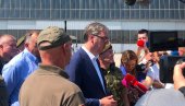 HVALA VAM TEODORA ŠTO BRANITE I ČUVATE NAŠU ZEMLJU Vučića oduševila devojka koja upravlja sistemom Mistral