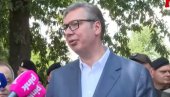 ПРОСТО НЕКА БУДАЛА НАПИШЕ НЕШТО И ТО МЕДИЈИ ПРЕНОСЕ Вучић о инциденту на Мјузик Вику: Питајте државне органе у таквим ситуацијама