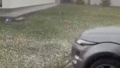 NEVREME PRAVI HAOS PO SRBIJI: Krupan grad za nekoliko minuta potpuno zabeleo čačanski kraj (VIDEO)