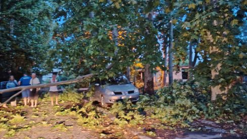 СТАБЛА ПАДАЛА НА АУТОМОБИЛЕ: Невреме погодило Кварнер у Хрватској, поплављене куће