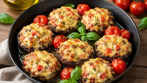 PUNJENI ŠAMPINJONI: Recept za savršeno predjelo