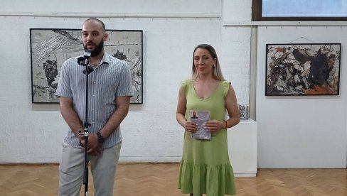 ИЗЛОЖБА РАДОВА НИКОЛЕ САВИЋА: „Ломови – апстрактни израз у зграфиту“