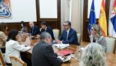 ВУЧИЋ СЕ САСТАО СА МАРГАРИТОМ РОБЛЕС ФЕРНАНДЕС: Председник разговара са министарком одбране Шпаније