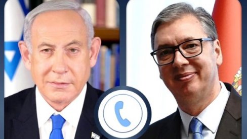 SA NETANJAHUOM O AKTUELNOJ SITUACIJI NA BLISKOM ISTOKU: Vučić razgovarao sa premijerom Izraela