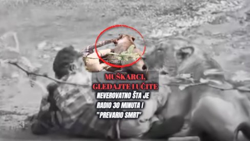 (UZNEMIRUJUĆ SNIMAK) Lavica napala čoveka - neverovatno šta je radio 30 minuta i prevario smrt