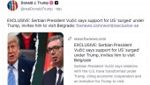 РЕТКИ СУ ПРАВИ, ВУЧИЋЕВА РЕЧ СЕ ПОШТУЈЕ: Аналитичари о Трамповом поновном цитирању српског председника