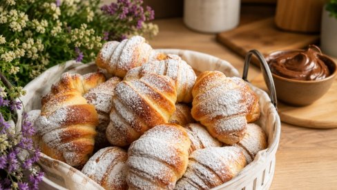 KIFLICE SA KREMOM: Domaća poslastica kojoj niko ne odoleva
