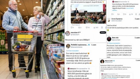 DOK VUČIĆ POVEĆAVA PENZIJE, BLOKADERI PENZIONERE NAZIVAJU STOKOM! Posle uvreda žele da poumiru i traže da im se ukine pravo glasa