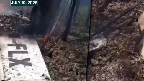 SRUŠIO SE AVION, POGINULO 10 LJUDI Jezivo: Od letelice nije ostalo skoro ništa (VIDEO)