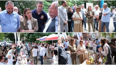 БУЏЕТ ВЕЋИ ПЕТ И ПО ПУТА, НАЈВЕЋЕ СВЕТСКЕ ФИРМЕ, НАЈМАЊА НЕЗАПОСЛЕНОСТ Месаровић и Гојковић у Старој Пазови, указале на резултате за понос