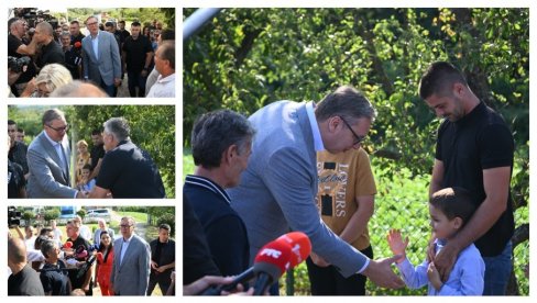 Вучић у посети породици Тодоровић