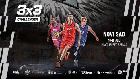 БАСКЕТ СПЕКТАКЛ НА ПЛАТОУ ВУЈАДИНА БОШКОВА : За викенд у Новом Саду „ФИБА 3×3 челенџер 2026“