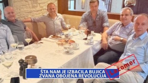 ŠTA NAM JE IZBACILA BUJICA ZVANA OBOJENA REVOLUCIJA