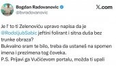 ОВО ЈЕ САДА ВЕЋ ОТВОРЕНИ РАТ, ЗЛФ ПОРУЧИО ЗЕЛЕНОВИЋУ ДС: Срам те било, пријави Шабића на портал косибрети.рс