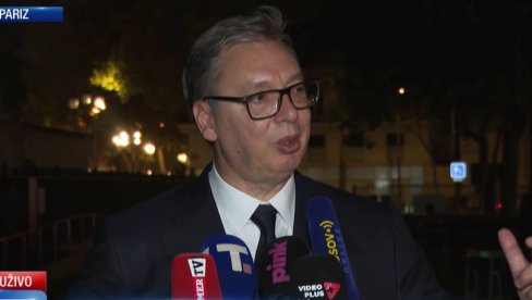 MISLE DA TIM NEISTINAMA MOGU NEKOGA DA OHRABRE Vučić iz Pariza: To su kao priče o Jovanjici, mrtvom dečaku iz Valjeva, zvučnom topu...