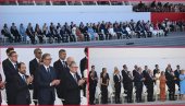 ВЕЛИКА ЧАСТ ЗА СРБИЈУ: Председник Вучић војну параду у Паризу прати из првог реда (ФОТО)