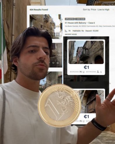 Otišao sam u Italiju da kupim kuću za 1 evro, a kad sam zakoračio u nju, sve mi je bilo jasno (VIDEO)