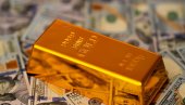 ДОЛАР СРЛАБИ: Злато близу тромесечног максимума