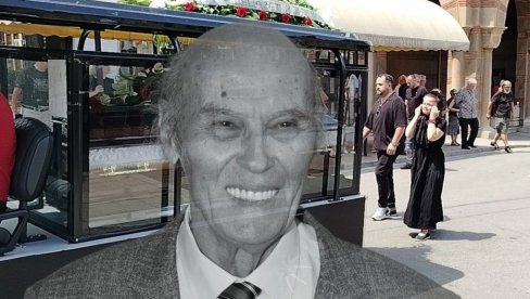 ANDRIJA BAJIĆ SAHRANJEN U ALEJI Unuk održao potresan govor: Opraštamo se od tebe tužni, ali sa ogromnim ponosom (FOTO/VIDEO)