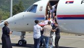 IZ AVIONA U BOLNICU: Teško povređeni u nesreći kod Kotora prevezeni iz Tivta do Niškog aerodroma