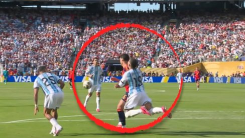 VIDITE SAMI JE LI GOL PRAVEDNO PONIŠTEN: Da li je Argentina povlašćena, da li je Španija oštećena? (VIDEO)