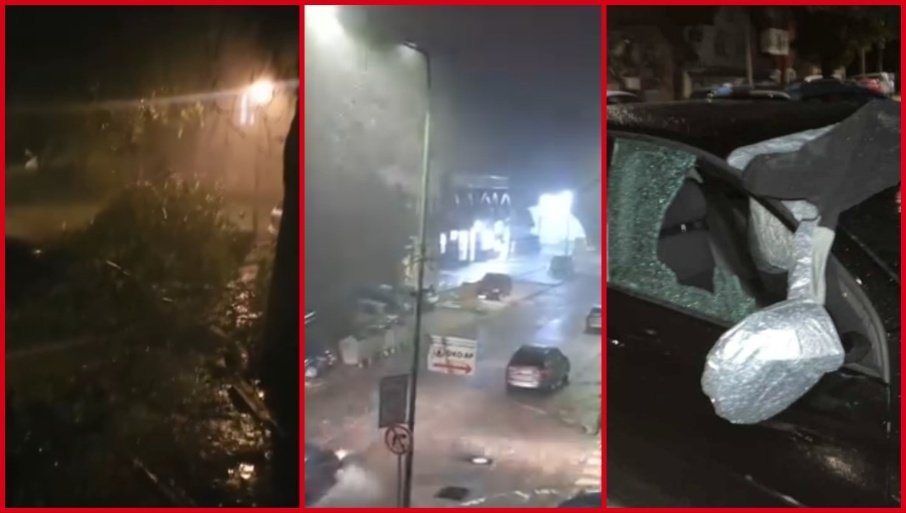 ULICE POD VODOM, VETAR NOSIO SVE PRED SOBOM: Snažno nevreme se sručilo na Srbiju, prizori zastrašujući (VIDEO)