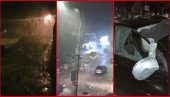 ULICE POD VODOM, VETAR NOSIO SVE PRED SOBOM: Snažno nevreme se sručilo na Srbiju, prizori zastrašujući (VIDEO)