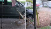 ПАДАЛЕ ЛЕДЕНЕ ГРОМАДЕ: Стравично невреме погодило Хрватску, мештани у шоку (ФОТО/ВИДЕО)