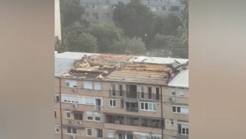 ŽENI PALO DRVO NA GLAVU: Nevreme napravilo opšti haos u komšiluku, ima i povređenih (VIDEO)