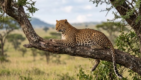 KAO U FILMU: Leopard uleteo u radnju, usledila borba za život (VIDEO)