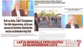 ЛАЖ ЕЛИМИНИСАЛА ТАТАЛОВИЋКУ СА БЛОКАДЕРСКЕ ЛИСТЕ: Ништа од кандидатуре за посланика Скупштине (ВИДЕО)