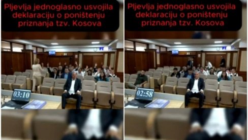 ПОСЛЕ ЗЕТЕ: Пљевља једногласно усвојила декларацију о поништењу признања тзв. Косова
