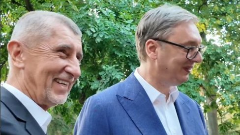 UZ DOMAĆINSKU TRPEZU DO JOŠ ČVRŠĆIH VEZA: Predsednik Vučić priredio večeru Andreju Babišu u čast  (VIDEO)