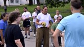 PREDVOĐENI DRAGANOM CVIJIĆ! Heroji Beogradskog maratona posetili učesnike rehabilitaciono-rekreativnog kampa za decu sa invaliditetom