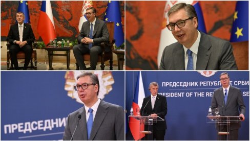 ВЕЗУЈЕ НАС ПРЕДИВНА ИСТОРИЈА Вучић после састанка са Бабишем: Захвалност на подршци Србији на европском путу (ВИДЕО)