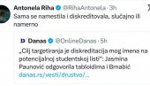 NI BLOKADERI NISU NASELI NA PROPAGANDU JASMINE PAUNOVIĆ: Pokušaj pranja ih još više uprljao