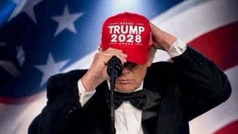 TRAMP RUŠI USTAV SAD, KANDIDUJE SE I 2028?! Američki predsednik na društvenim mrežama kači fotografije uz poruku - Tramp - 2028