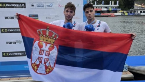 OSTOJIĆ I RAJKOVIĆ STIGLI DO SVETSKE BRONZE: Marko Marjanović, prvi čovek VSS, ponosan na veliki uspeh srpskog veslanja u Duisburgu