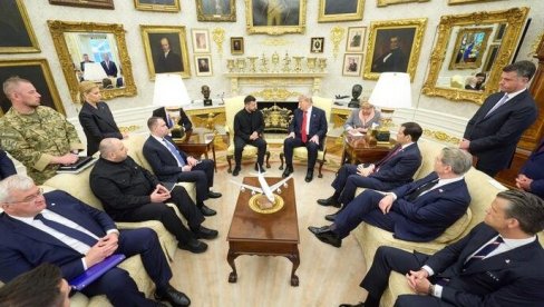 ФОТОГРАФИЈЕ СУ ТУ: Ко је присуствовао састанку Трампа и Зеленског?