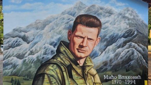MURAL ZA HEROJA VOGOŠĆE I DETE ALEKSANDROVA: Nova Crnja ne zaboravlja herija Miću Vlahovića Krokija