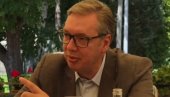 VUČIĆ U OPŠTINI KNJAŽEVAC: Predsednik Srbije obilazi mobilnu ambulantu u selu Vasilj