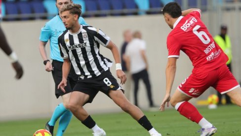 PRENOS, UNA ŠTRASEN - PARTIZAN: Gol u Luksemburgu