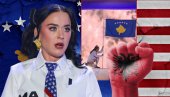 SKANDAL! Bizaran nastup u Prištini: Pevačica Kejti Peri iznela zastavu tzv. Kosova - Albanci besni, rasprava na mrežama