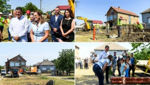 MINISTARKA PAVKOV OBIŠLA RADOVE U KARLOVČIĆU: Više od 100 kilometara kanalizacione mreže u Pećincima- Svaki građanin je bitan