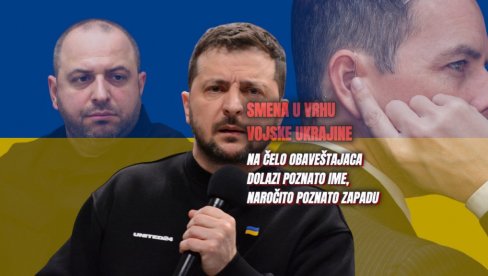 ZELENSKI SEČE: Smenjen Klimenko, izabran novi šef obaveštajaca - novi potres u vrhu vojske Ukrajine
