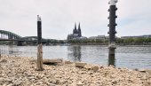 MOĆNA REKA POSTALA POTOK: Rajna na najnižem vodostaju od početka merenja 1880. godine