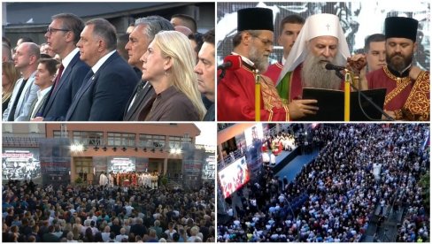 OBELEŽAVANJE DANA SEĆANJA NA ŽRTVE ZLOČINAČKE AKCIJE OLUJA U MRKONJIĆ GRADU Patrijarh Porfirije: Nećemo tražiti nove reči, istina je ista