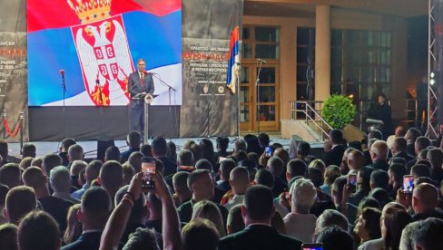 USTAŠKA HISTERIJA OKO VUČIĆEVOG GOVORA U MRKONJIĆ GRADU