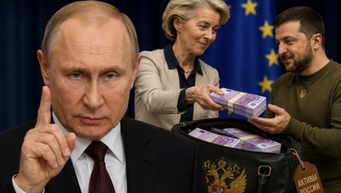 EU OPET ZAVUKLA RUKU U RUSKU KASU! Brisel prebacuje Kijevu još 1,4 milijarde evra – Putin: To nije krađa, to je pljačka